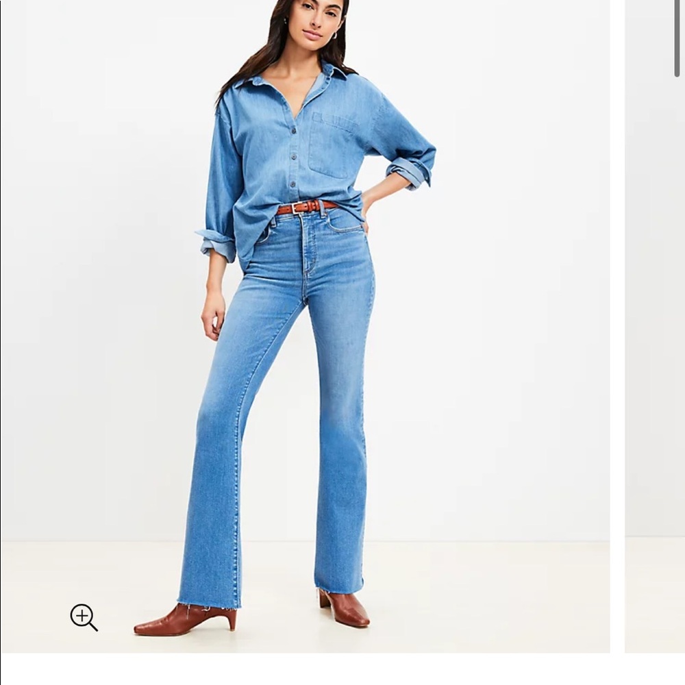 LOFT slim flare jeans